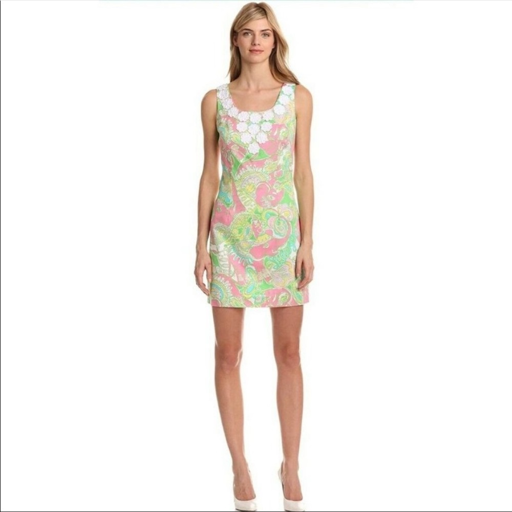 Lilly Pulitzer Nina Dress In Chin Chin